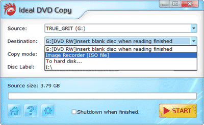 How to copy DVD to ISO file