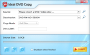 Screenshot of Ideal DVD Copy for Mac